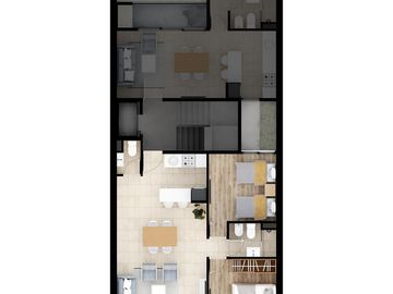 VENTA - Departamento 2 Dormitorios con Balcón en Barrio Parque