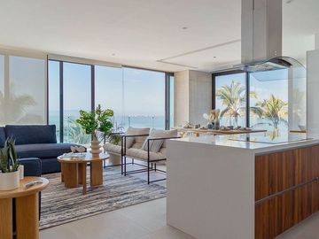 Departamento en venta 1rec + estudio|A PIE DE PLAYA BUCERIAS!!! AB