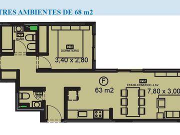 EXCELENTE 3 AMBIENTES CON BALCON Y AMENITIES EN CABALLITO