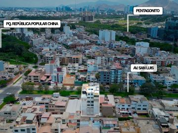 En venta Dúplex con terraza en San Borja.