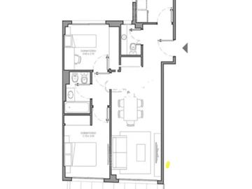 VENTA DIVINO 3 AMBIENTES EN EDIFICIO DE CATEGORÍA CON AMENITIES
