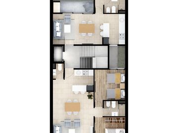 VENTA - Departamento de 1 Dormitorio con Balcón en Barrio Parque