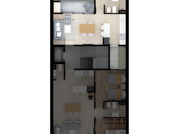 VENTA - Departamento de 1 Dormitorio con Balcón en Barrio Parque