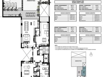 Departamento monoambiente, amenities - Av. Pellegrini 400 - Martin Rosario | Venta