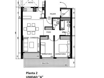 VENTA Departamento 3 ambientes en Parque Chacabuco con balcón contrafrente