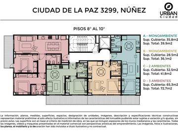 Venta en pozo - 2 ambientes con balcón,  en Nuñez - Muy buena ubicación