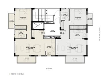 Departamento dos ambientes con cochera en venta en Quilmes Klover Ocampo.