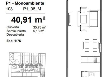 Departamento -Monoambiente- WH Coghlan  - Entrega Inmediata
