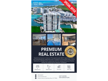 Venta Departamento de Lujo Puerto Cancun $21.7 MDP