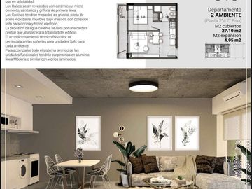 Departamento residencial de 3amb financiado