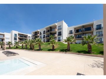nuevo departamento en venta en Los Cabos, 2 recamaras, 2 baños, alberca climatizada, cerca de hotel diamante cabo san lucas