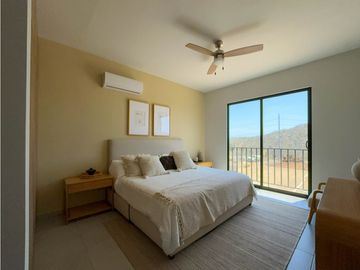 nuevo departamento en venta en Los Cabos, 2 recamaras, 2 baños, alberca climatizada, cerca de hotel diamante cabo san lucas