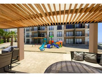 nuevo departamento en venta en Los Cabos, 2 recamaras, 2 baños, alberca climatizada, cerca de hotel diamante cabo san lucas
