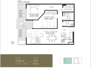 Departamento en Venta de 2 Dormitorios en Nueva Córdoba, sobre Rondeau