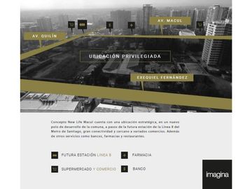 OPORTUNIDAD!! Cesión de Promesa Depto 2D2B K en Concepto New Life Macul