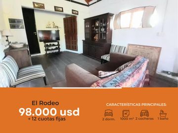 Casa en venta - 2 dormitorios 1 baño 2 cocheras - 1000mts2 - El Rodeo, Abasto [FINANCIADA]