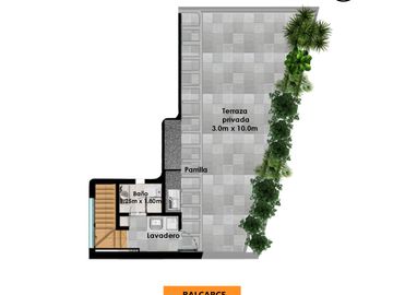 Departamento monoambiente en venta Centro Rosario