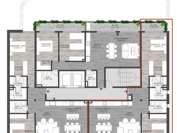 Departamento en venta 2 dormitorios  a estrenar centro Rosario