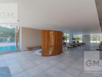 ALQUILER  2 AMBIENTES  LUMINOSO, FULL AMENITIES,  AMOBLADO CON COCHERA - PISO ALTO