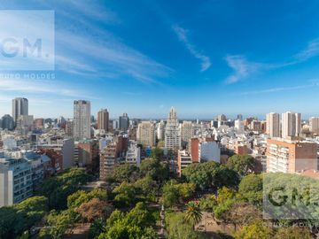ALQUILER  2 AMBIENTES  LUMINOSO, FULL AMENITIES,  AMOBLADO CON COCHERA - PISO ALTO