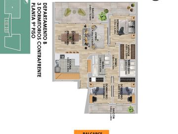 Departamento un dormitorio en venta Centro Rosario