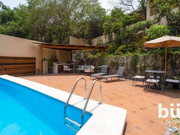 AMPLIA CASA  EN ALQUILER, CON GRAN JARDIN Y PISCINA EN RINCONADA, LA MOLINA