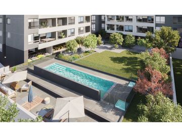 OPORTUNIDAD!! Cesión de Promesa Depto 1D1B con Patio en Edificio Metra View, Ñuñoa
