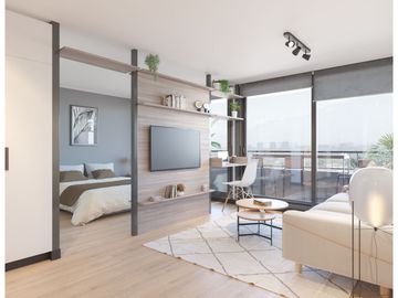 OPORTUNIDAD!! Cesión de Promesa Depto 1D1B con Patio en Edificio Metra View, Ñuñoa