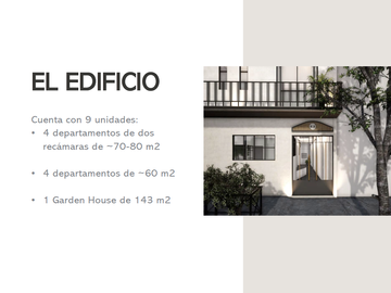 DEPARTAMENTO EN PREVENTA LISTO PARA ENTREGAR, ROMA SUR