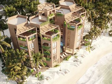 Penthouse en venta frente al mar de San Crisanto Yucatán.