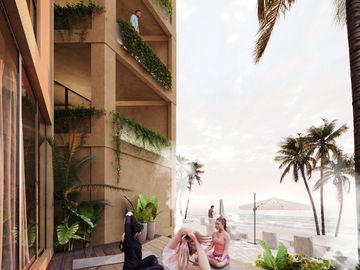 Penthouse en venta frente al mar de San Crisanto Yucatán.