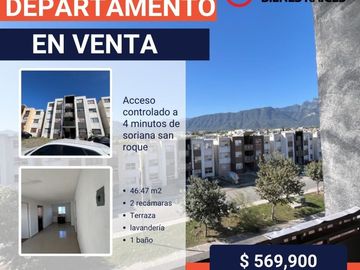 Departamento en Venta en Privada Vía 7, Juárez, NL Excelente Ubicación y Precio Accesible