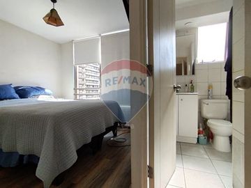 Vendo Bello depto 2d 2b cerca metro Sta Lucia