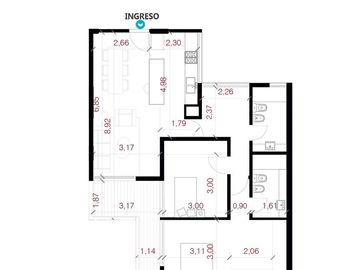DEPARTAMENTO PREMIUM DE DOS DORMITORIOS - VENTA - AMENITIES DE ALTA GAMA - CENTRO