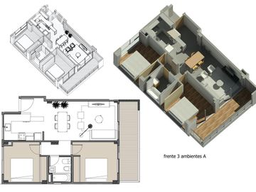 Venta de Departamento 3 ambientes en  Wilde