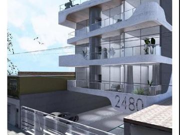 Departamento en  venta de 2 ambientes al frente con  balcón y  terrazapropia - San martin centro
