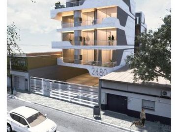 Departamento en  venta de 2 ambientes al frente con  balcón y  terrazapropia - San martin centro
