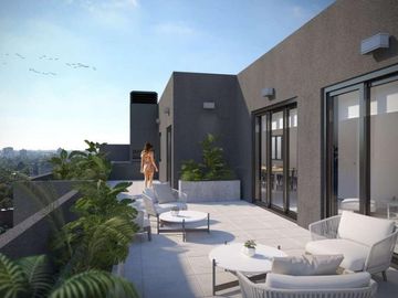 Moderno 3 ambientes con parrilla propia y amenities en Caballito