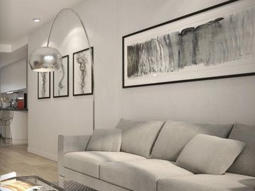 Moderno 3 ambientes con parrilla propia y amenities en Caballito