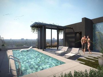 Moderno 3 ambientes con parrilla propia y amenities en Caballito
