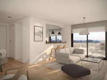 Moderno 3 ambientes con parrilla propia y amenities en Caballito