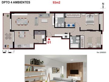 Departamento en pozo - Balcarce 1355