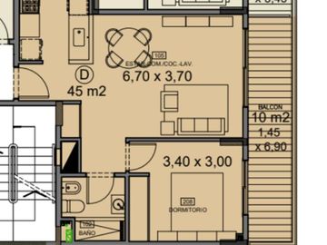 Departamento 2 ambientes en Venta - ubicacion inmejorable de palermo - en construccion