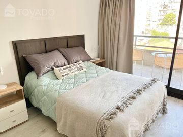Monoambiente amoblado en Edificio de Categoría! Vista Abierta!