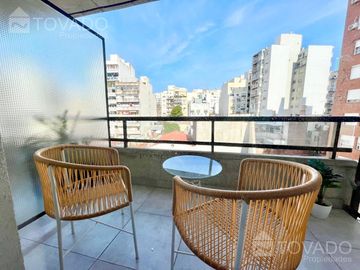 Monoambiente amoblado en Edificio de Categoría! Vista Abierta!