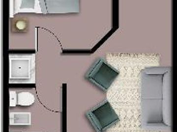 Departamento en construcción 1 dormitorio con balcón en el Centro