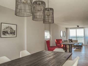 Alquiler por dia, departamento de 4 ambientes con vista al mar en La Perla para 6 personas