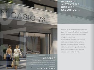 Comodo 2 ambientes con parrilla propia y amenities en Caballito