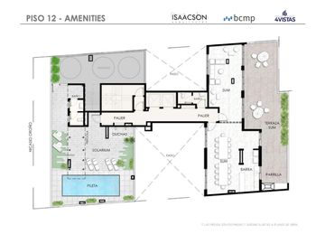 Comodo 2 ambientes con parrilla propia y amenities en Caballito