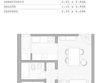 VENTA Increíble Departamento 1 Dormitorio c/ Balcón en Barrio Abasto !